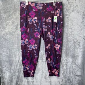 Floral Print 2X Leggings